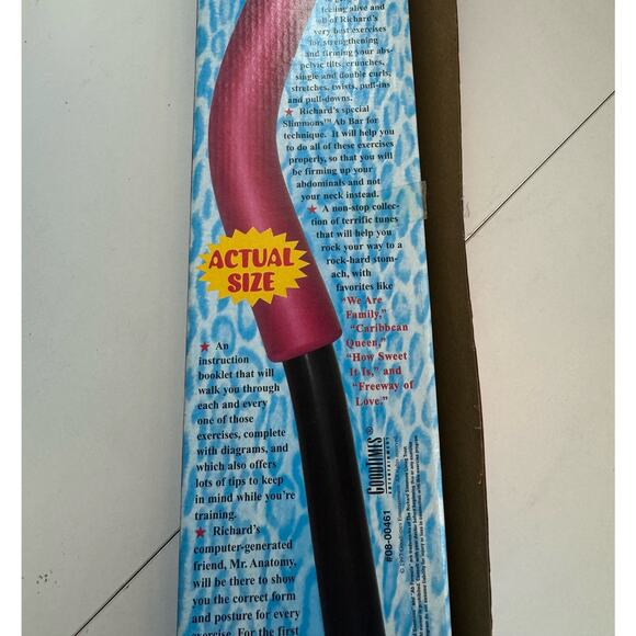 VTG 1997 Richard Simmons Ab Formula Video Workout VHS Booklet and AB Bar - Picture 5 of 6